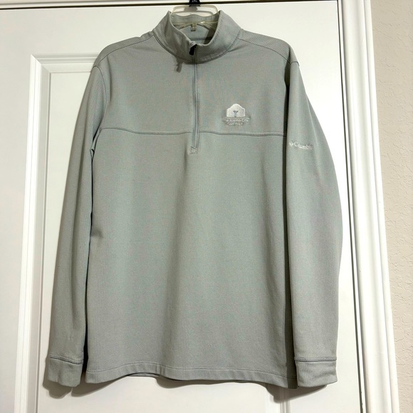 Columbia Golf Men’s Quarter Zip Gray Pullover - Picture 1 of 8